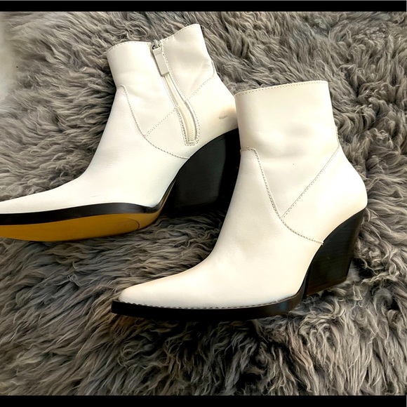 boots blanches zara